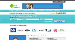 Desktop Screenshot of directetudiant.com